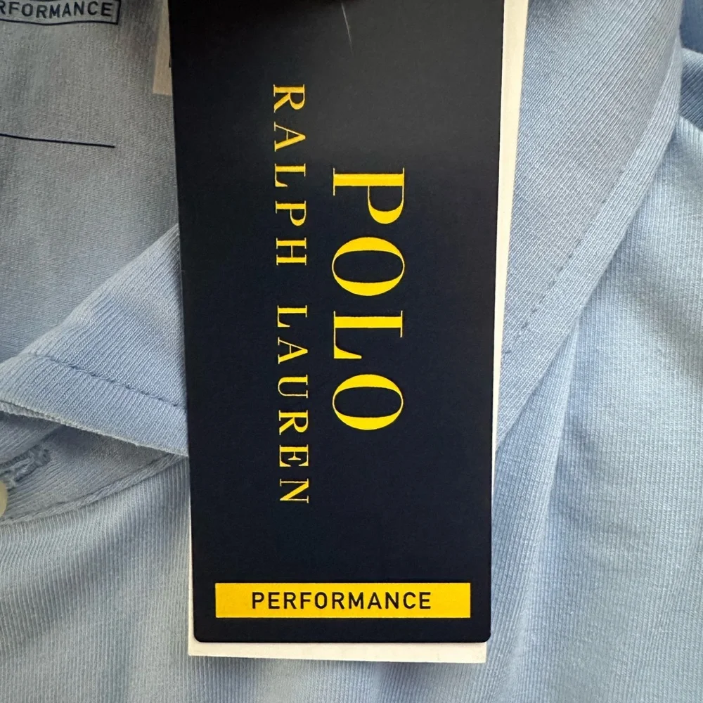 Polo Ralph Lauren Soft Cotton Long Sleeve Golf Polo Shirt PWing Men Size Large